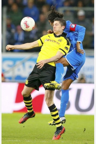 Am 17. Spieltag der Fußball-Bundesliga siegte Borussia Dortmund bei der TSG Hoffenheim mit 3:1. Für den BVB trafen Mario Götze, Kevin Großkreutz und Robert Lewandowski.