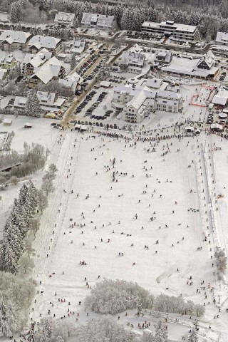 Der Übungshang Winterberg-Mitte.