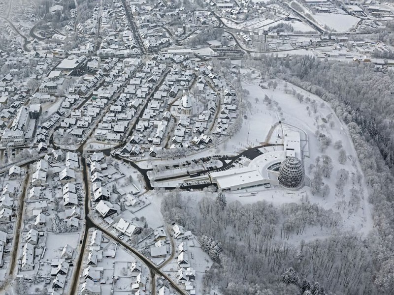 Winterberg-Mitte mit Tourismuszentrum Oversum.