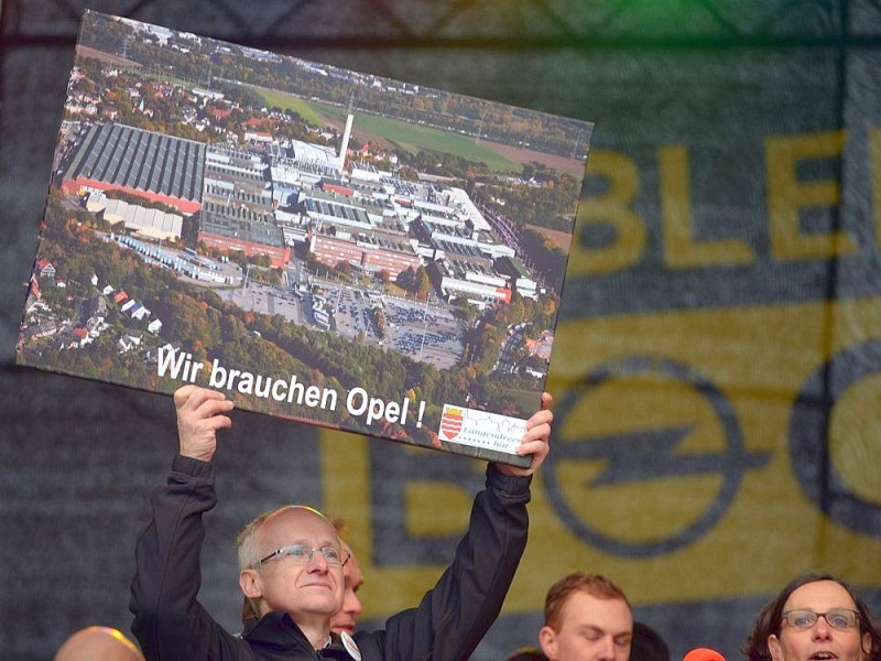 Solidaritätsfest für Opel Bochum.