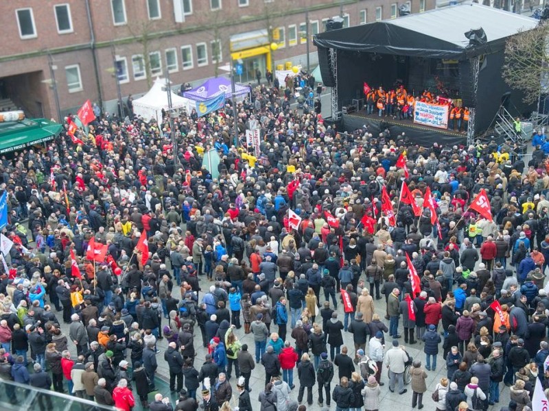 Solidaritätsfest für Opel Bochum.