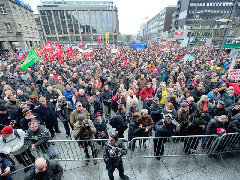 Solidaritätsfest für Opel Bochum.