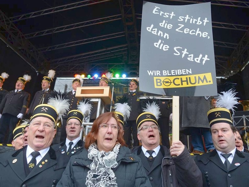 Solidaritätsfest für Opel Bochum.