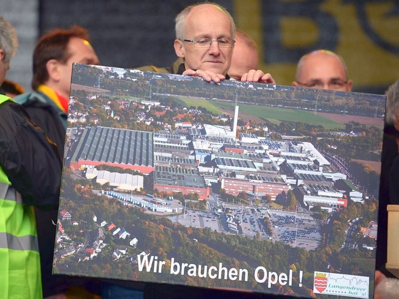 Solidaritätsfest für Opel Bochum.