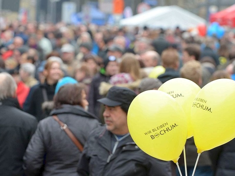 Solidaritätsfest für Opel Bochum.