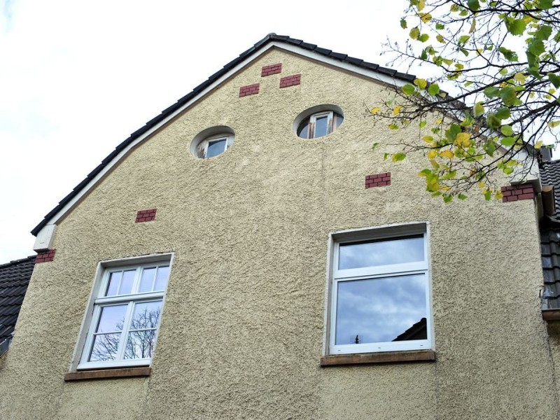 Die Zechensiedlung Flöz Dickebank in Gelsenkirchen-Ückendorf im Oktober 2013.