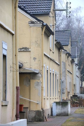 Die Zechensiedlung Flöz Dickebank in Gelsenkirchen-Ückendorf.