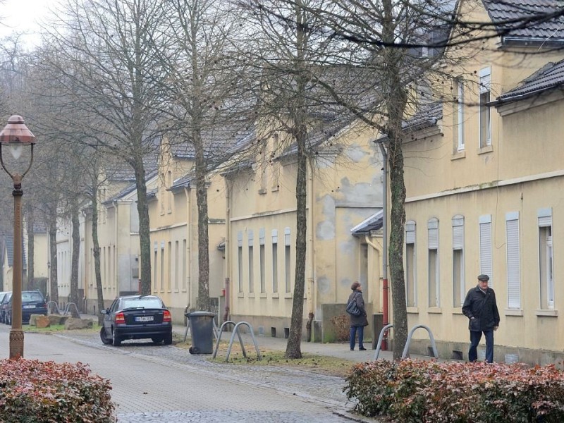 Die Zechensiedlung Flöz Dickebank in Gelsenkirchen-Ückendorf im Oktober 2013.