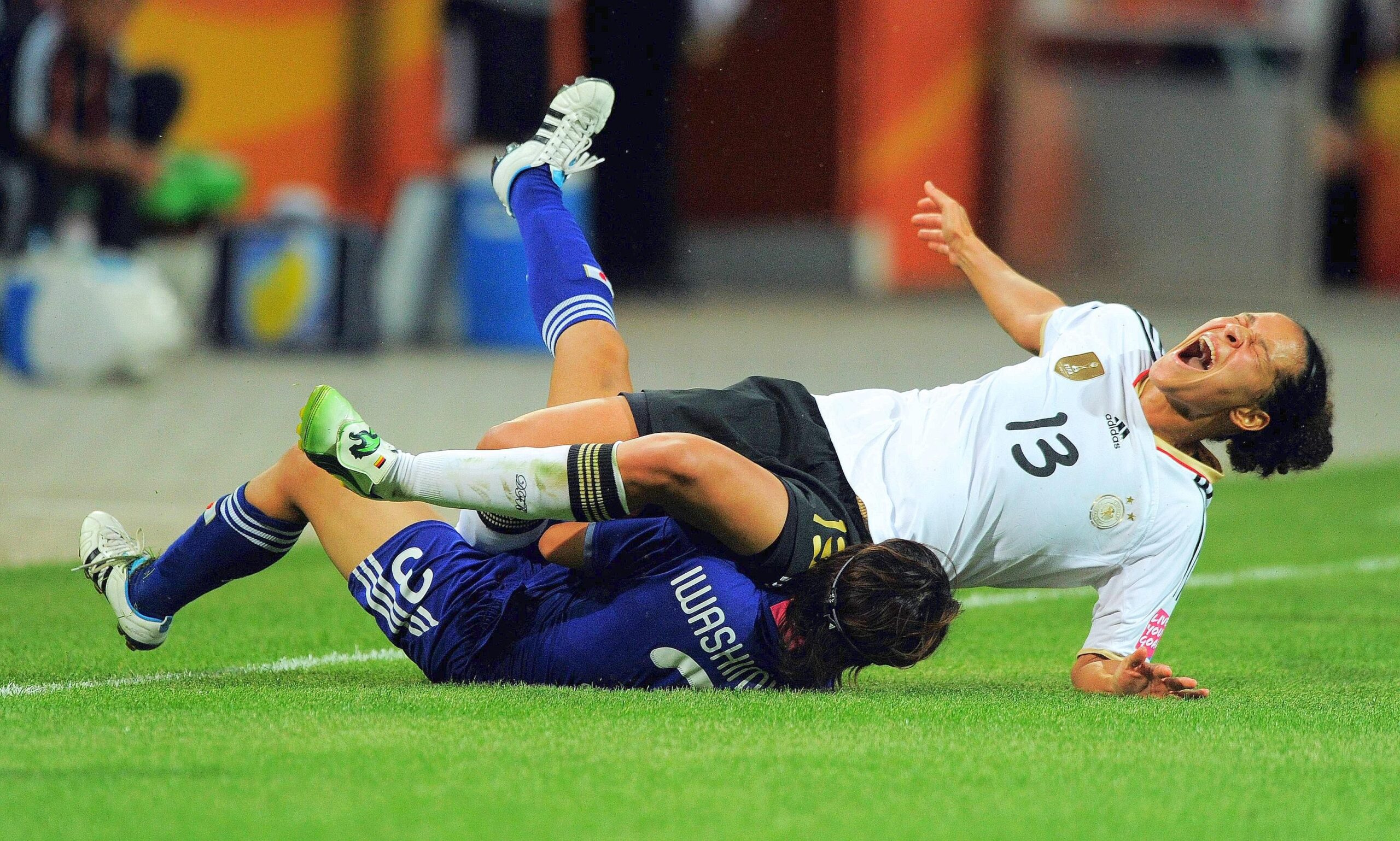 WM-Viertelfinale Deutschland gegen Japan, Endstand 0.1 nach Verlängerung.