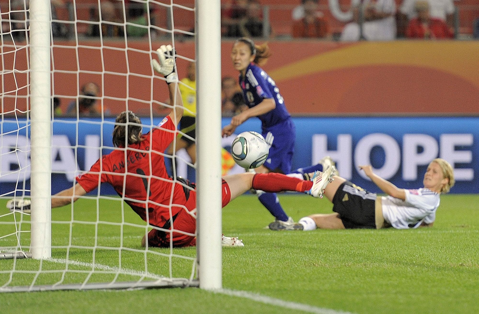 WM-Viertelfinale Deutschland gegen Japan, Endstand 0.1 nach Verlängerung.