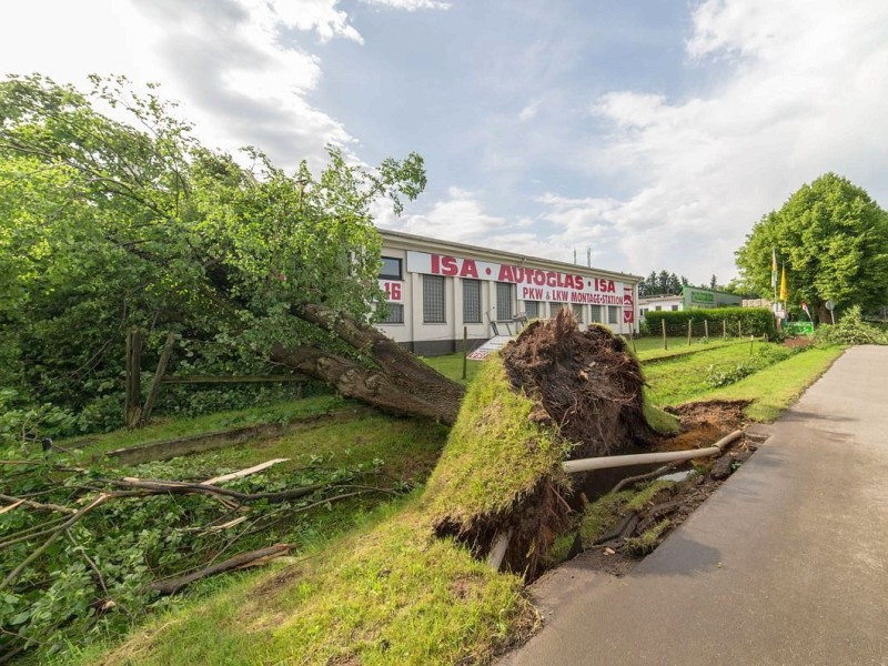 Essen Kettwig - Unwetter am Pfingstmontag - Sturmschäden - Meisenburgstraße - Foto: Reiner Worm / WAZ FotoPool