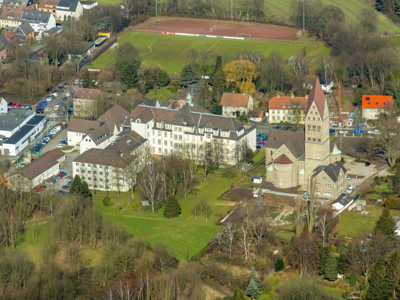 St.Maria-Hilf-Krankenhaus, Bochum-Gerthe, Hiltroper Landwehr,  Bochum, Ruhrgebiet, Nordrhein-Westfalen, Deutschland
