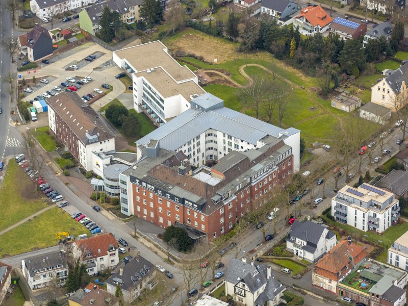 Marien-Hospital Bochum-Wattenscheid, Bochum, Ruhrgebiet, Nordrhein-Westfalen, Deutschland