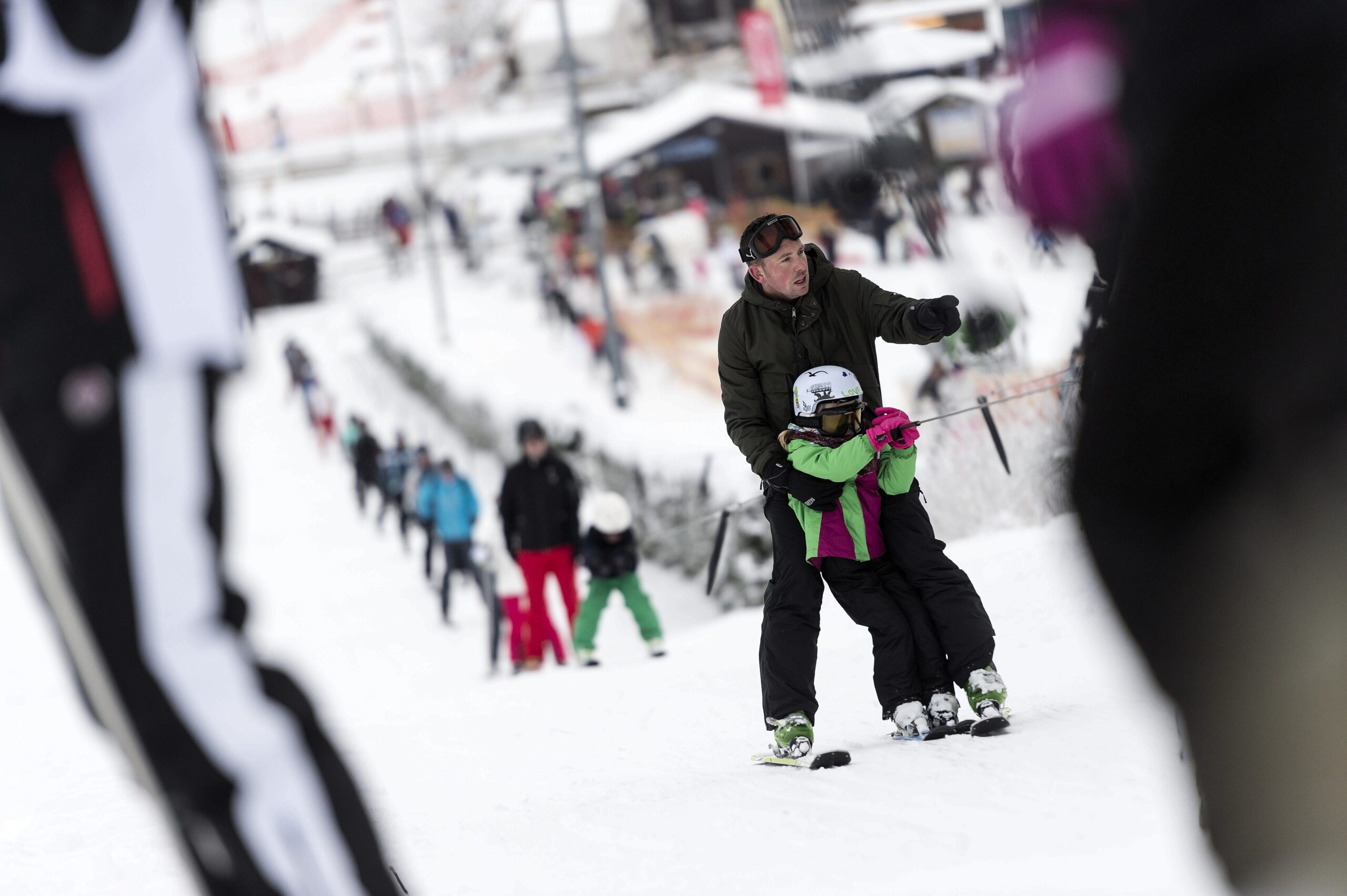 Das erste Winter-Wochenende mit richtig Schnee lockte tausende Skifans in die Berge rund um den Kahlen Asten.