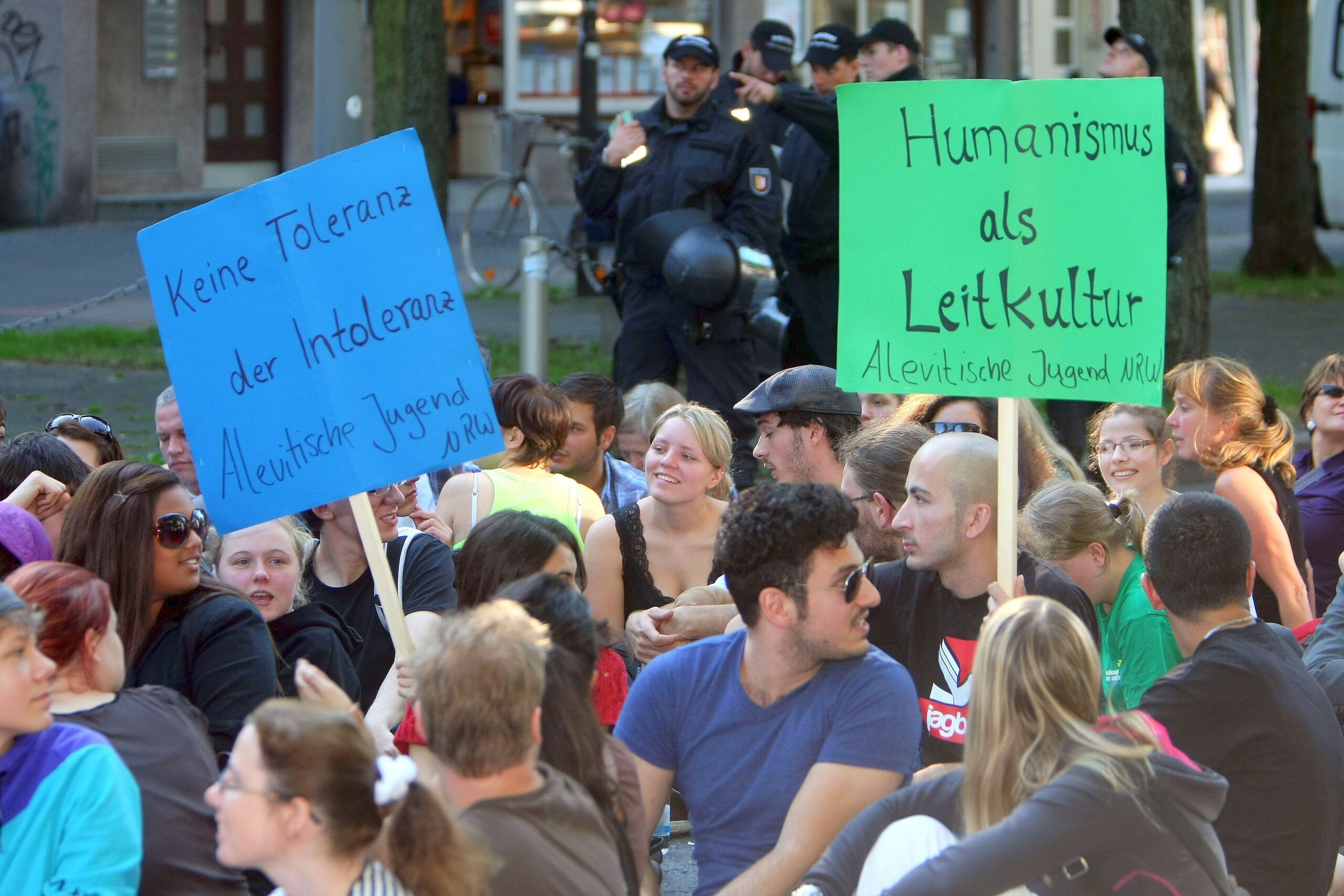 Die Nazi-Demo in der Nordtstadt sollte blockiert werden. 