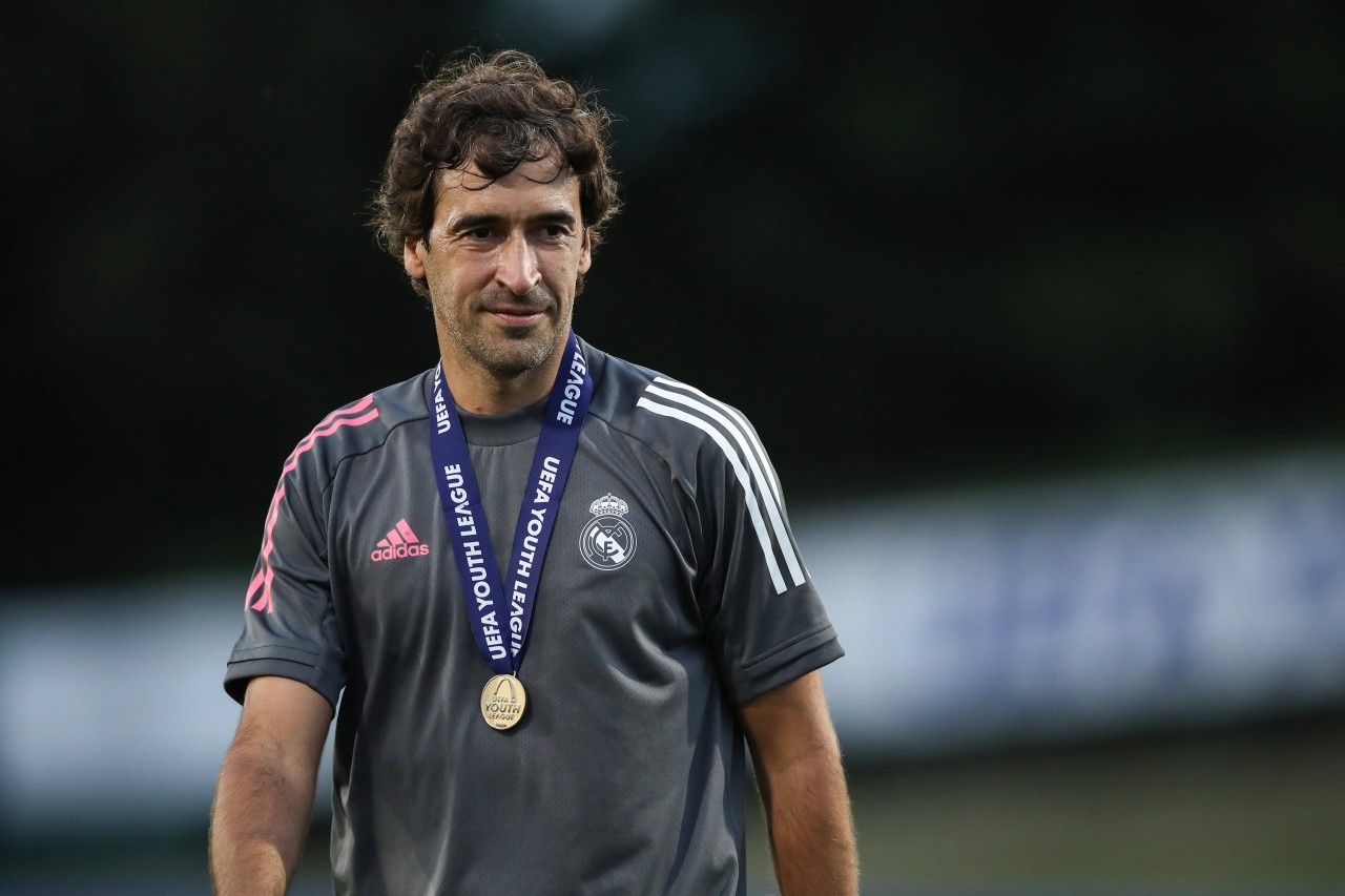 Schalke-Legende Raul ist als Trainer bei seinem Heimatklub Real Madrid – noch.