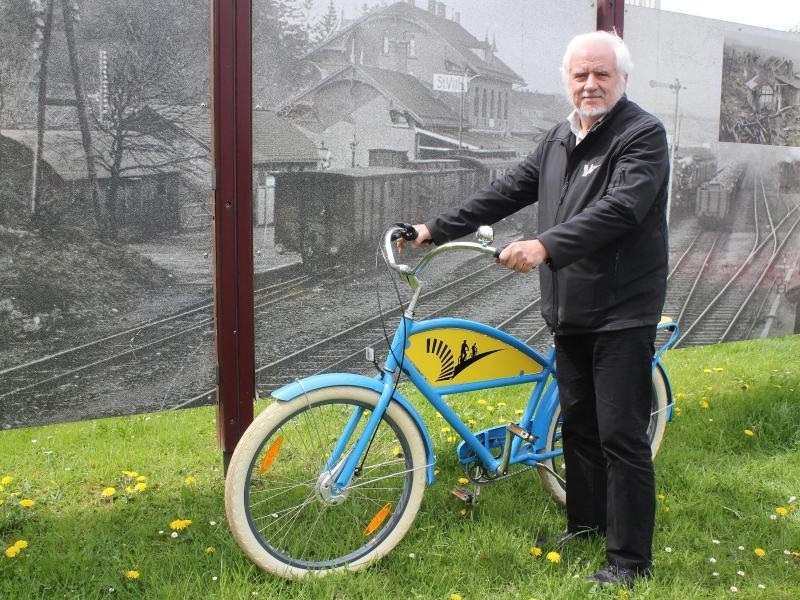 Er gilt als Vater der Vennbahnroute: Gilbert Perrin aus Brüssel.