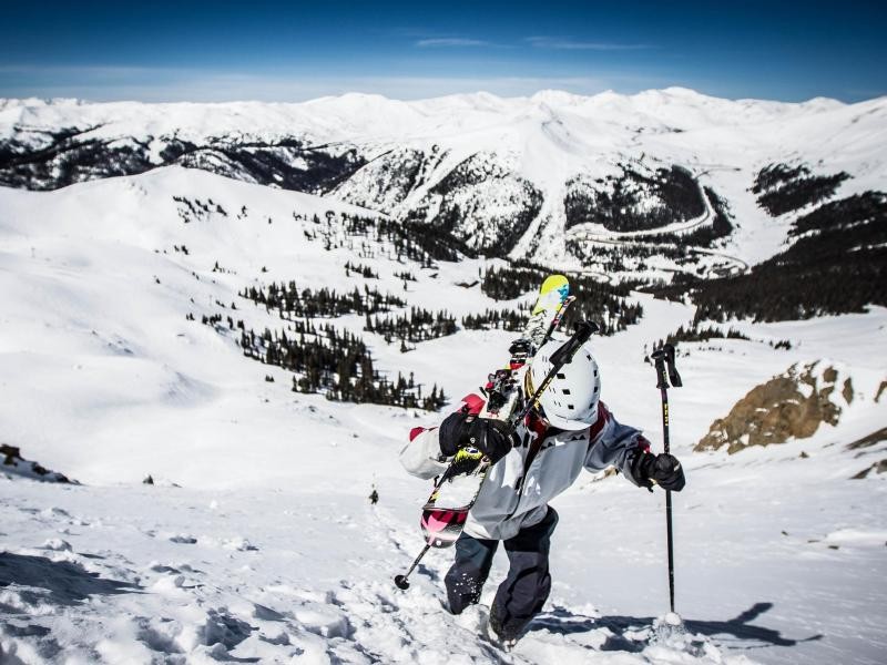 In Arapahoe Basin geht es hoch hinauf: Das Skigebiet führt in Höhen von bis 3977 Meter.