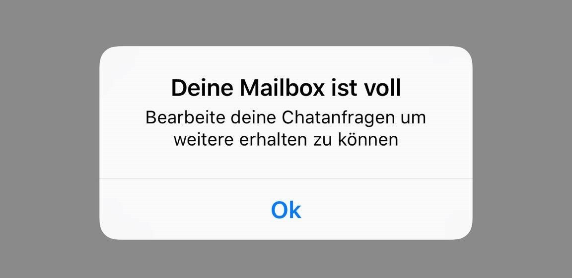 Eine volle Mailbox kommt nicht selten vor.