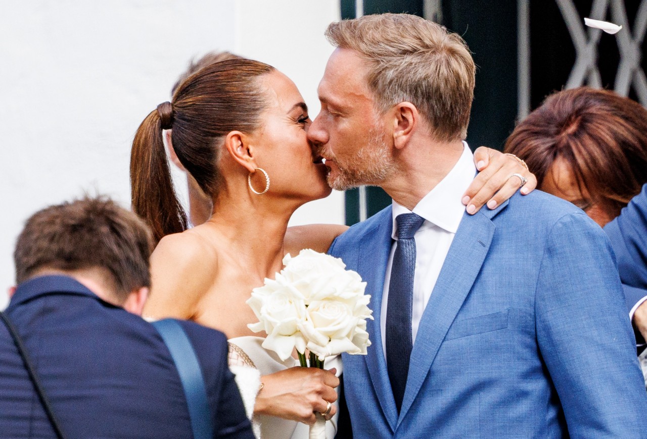 Christian Lindner und Franca Lehfeldt  haben am Donnerstag auf Sylt standesamtlich geheiratet.