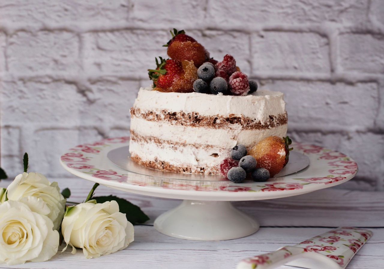 Naked Cakes sind Torten ohne Fondant.