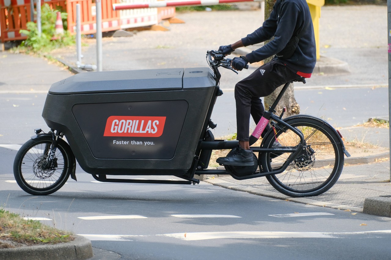 Gorillas liefert in Gelsenkirchen keine Lebensmittel mehr.