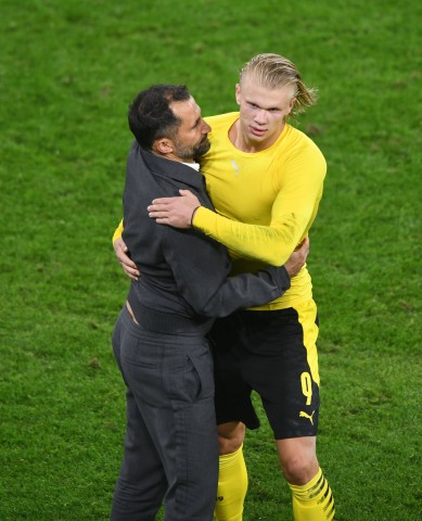 Erling Haaland mit Hasan Salihamidzic.