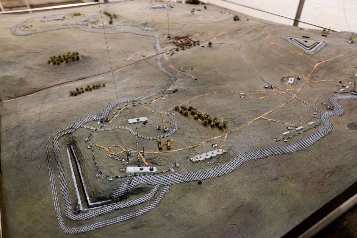 Modell der Festungsanlage