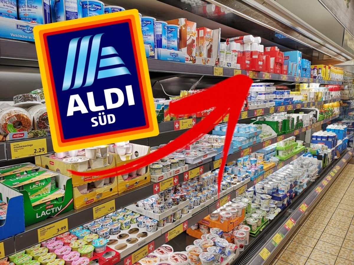 aldi-kühlregale