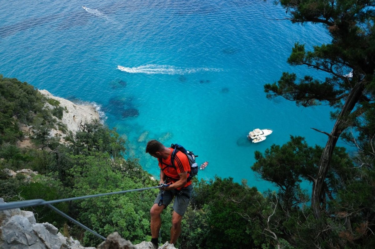 Auf dem Selvaggio Blu in Sardinien