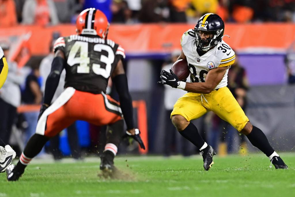 Die Pittsburgh Steelers gegen die Cleveland Browns