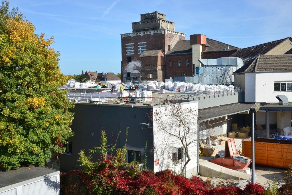 Baustelle in Bochum für neues Lidl und Edeka