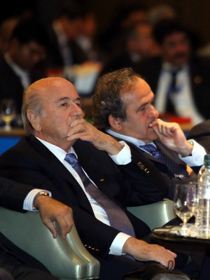 Sepp Blatter Michel Platini