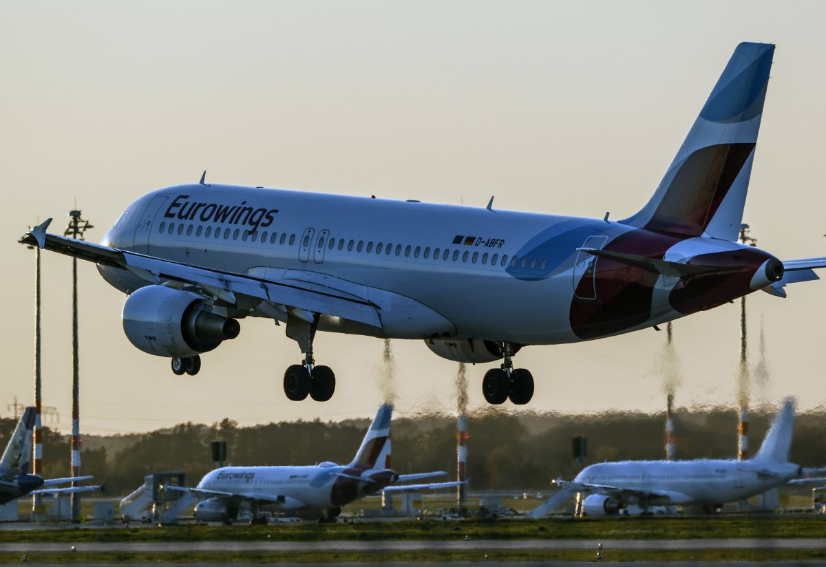 Ein Flugzeug beim Start