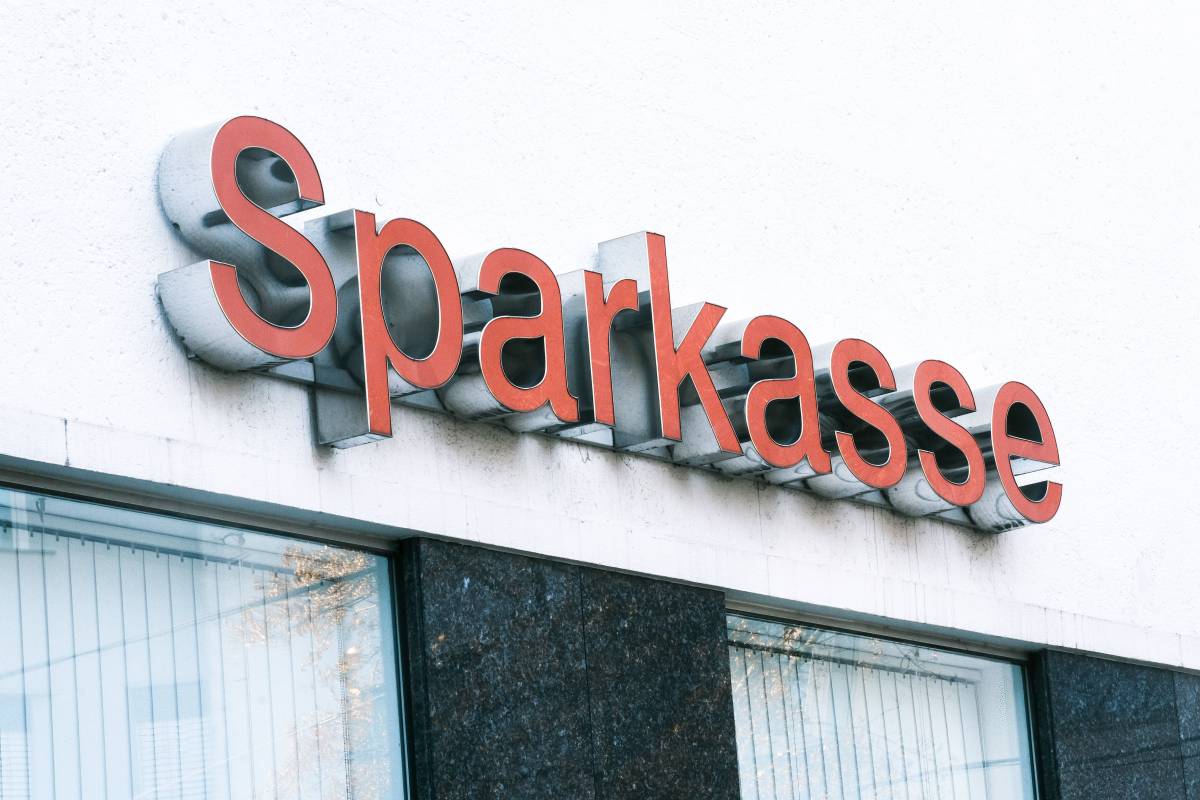 sparkasse: Logo der Bank