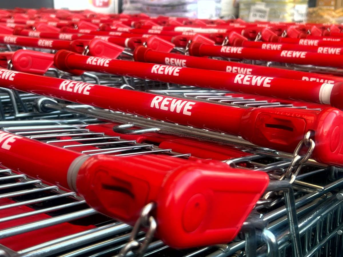 Rewe: Einkaufswagen