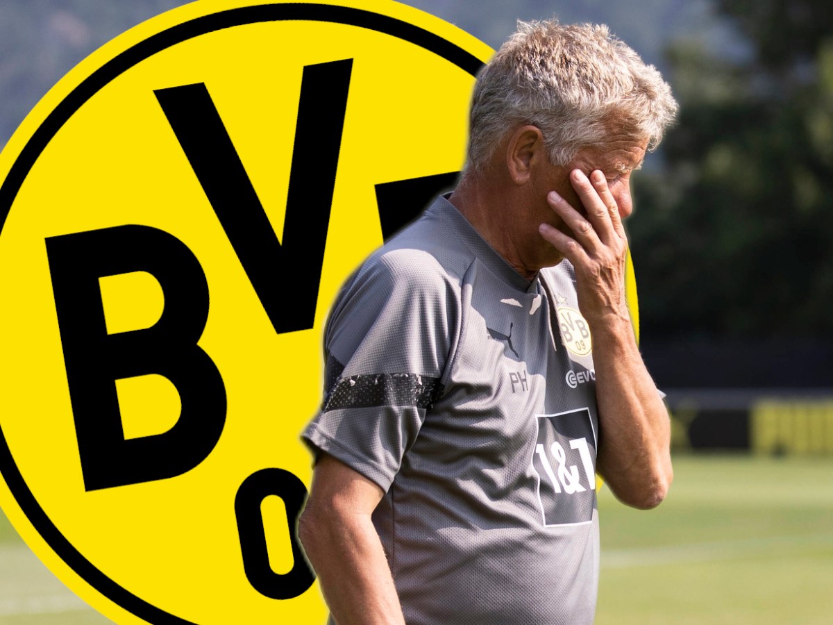Peter Hermann als Co-Trainer von Borussia Dortmund.