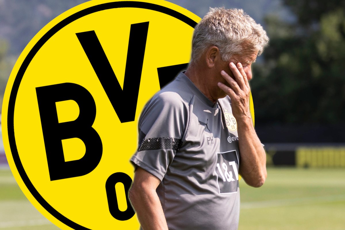 Peter Hermann als Co-Trainer von Borussia Dortmund.