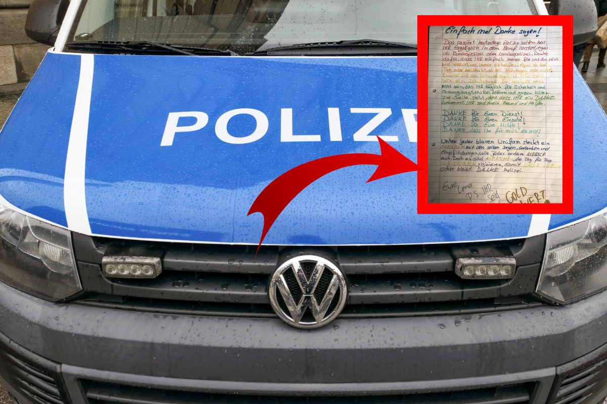 NRW: Frau schickt Brief an Polizei