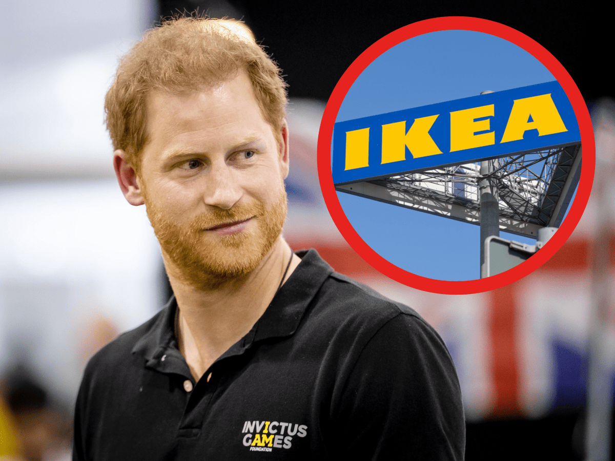 Nach Scham-Beichte von Prinz Harry hat Möbel-Riese Ikea reagiert. (Montage)