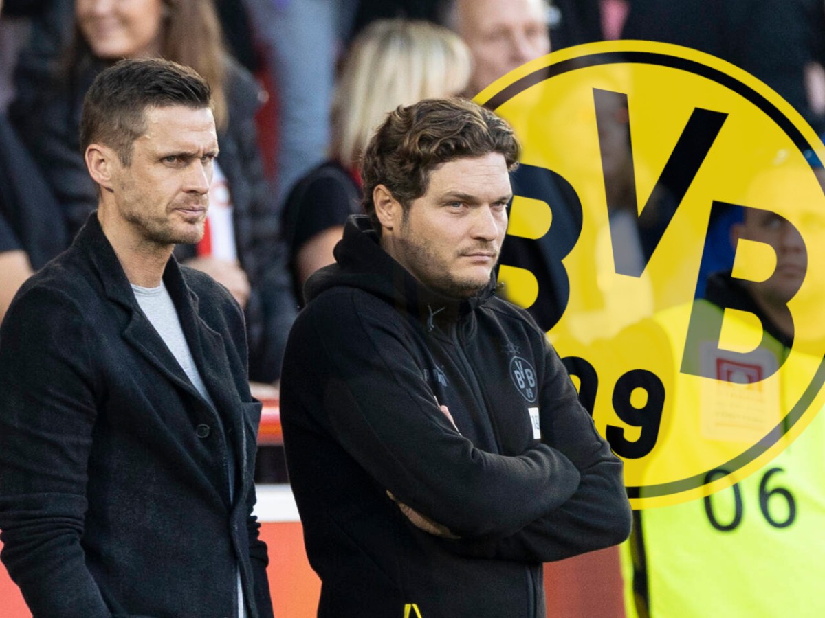 Borussia Dortmunds sportliche Verantwortliche Sebastian Kehl und Edin Terzic.
