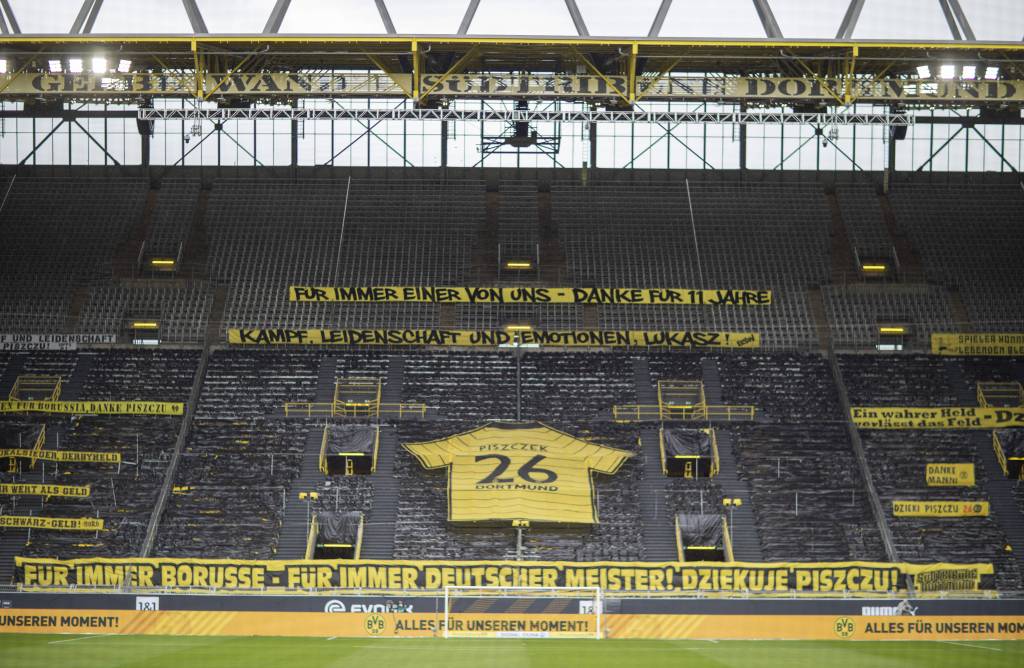 Die BVB-Fans verabschiedeten ihren langjährigen Fanliebling 