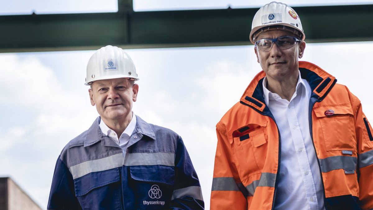 Olaf Scholz in Duisburg