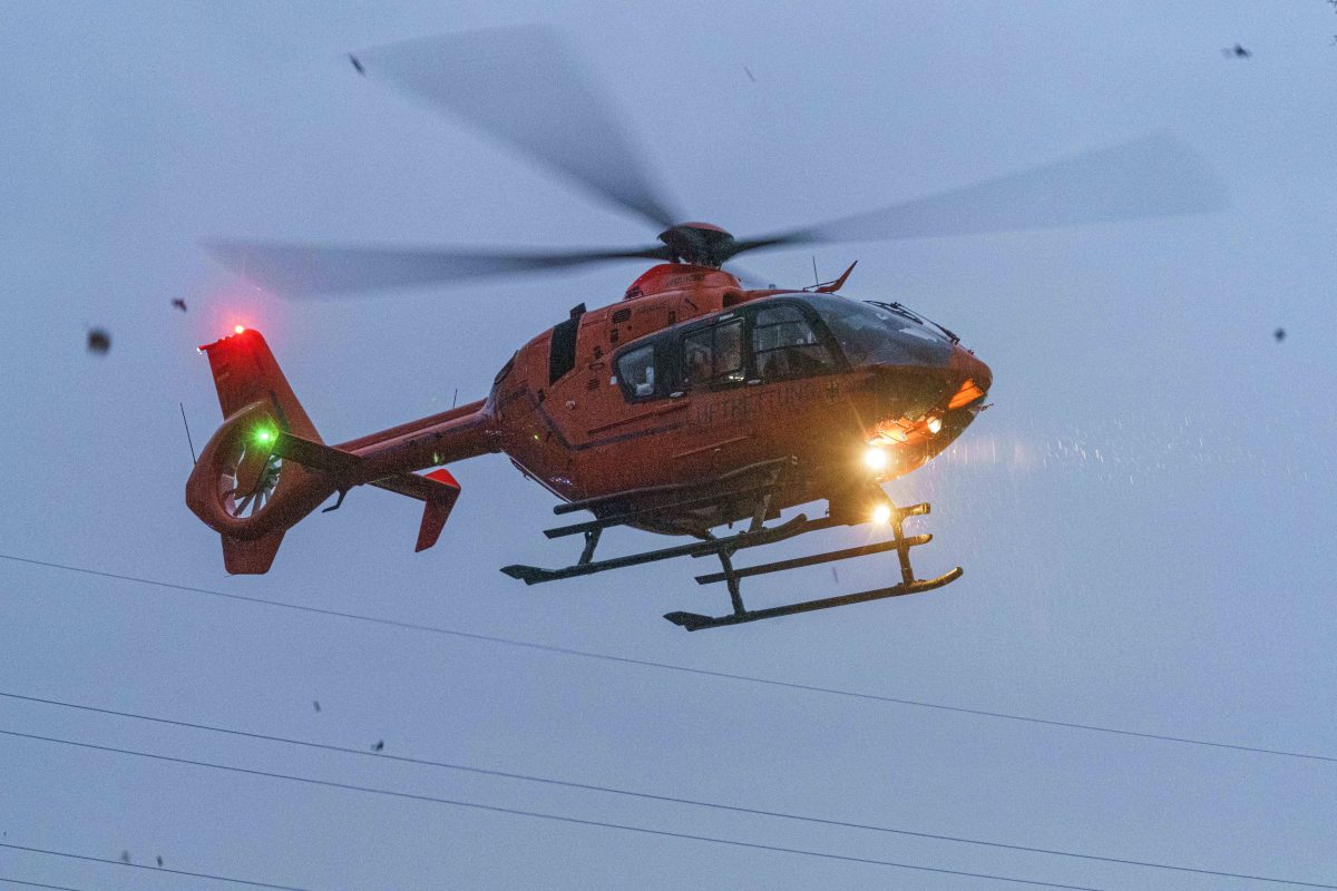 Rettungshubschrauber im Ruhrgebiet