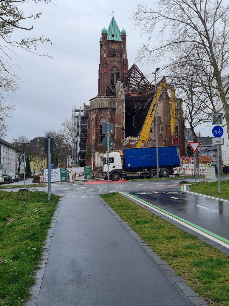 Bochum St. Antonius Kirche Baustelle