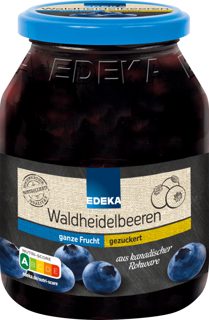 Edeka Waldheidelbeeren im Glas