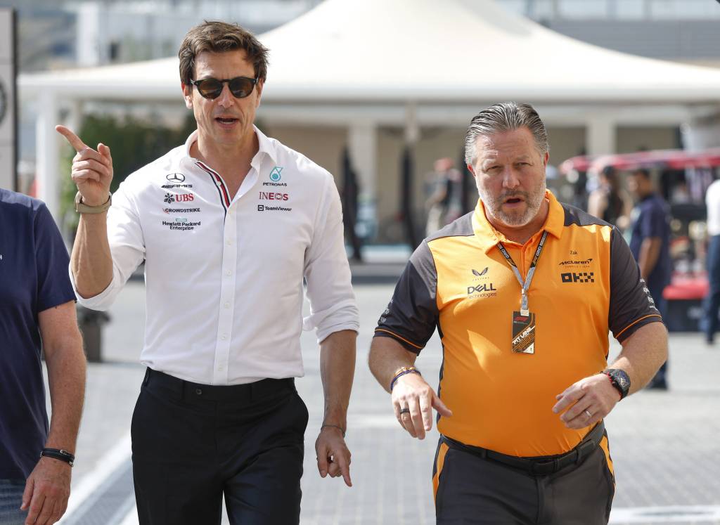 Toto Wolff und Zak Brown