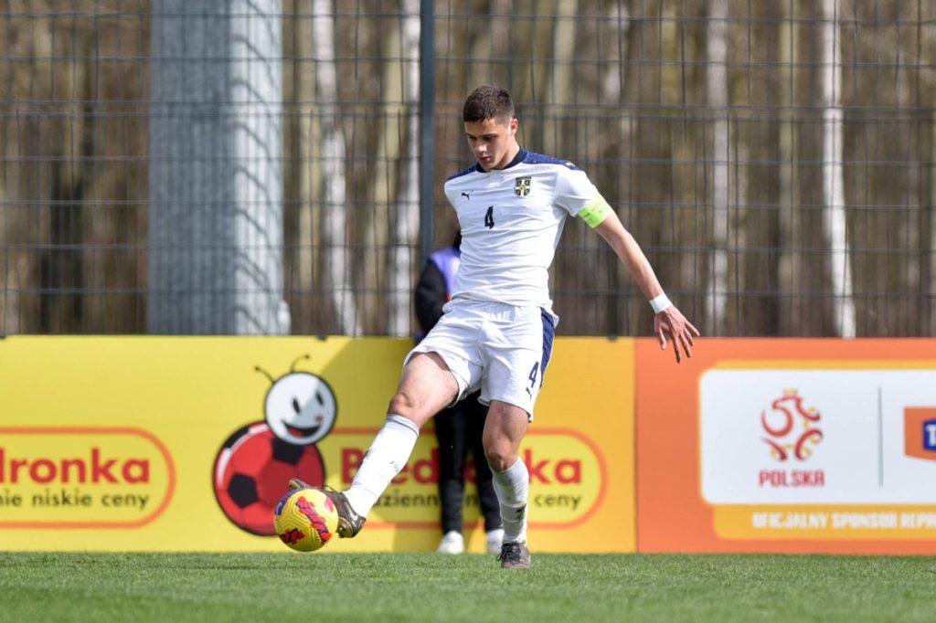 Lekovic bei der Junioren-Nationalmannschaft.