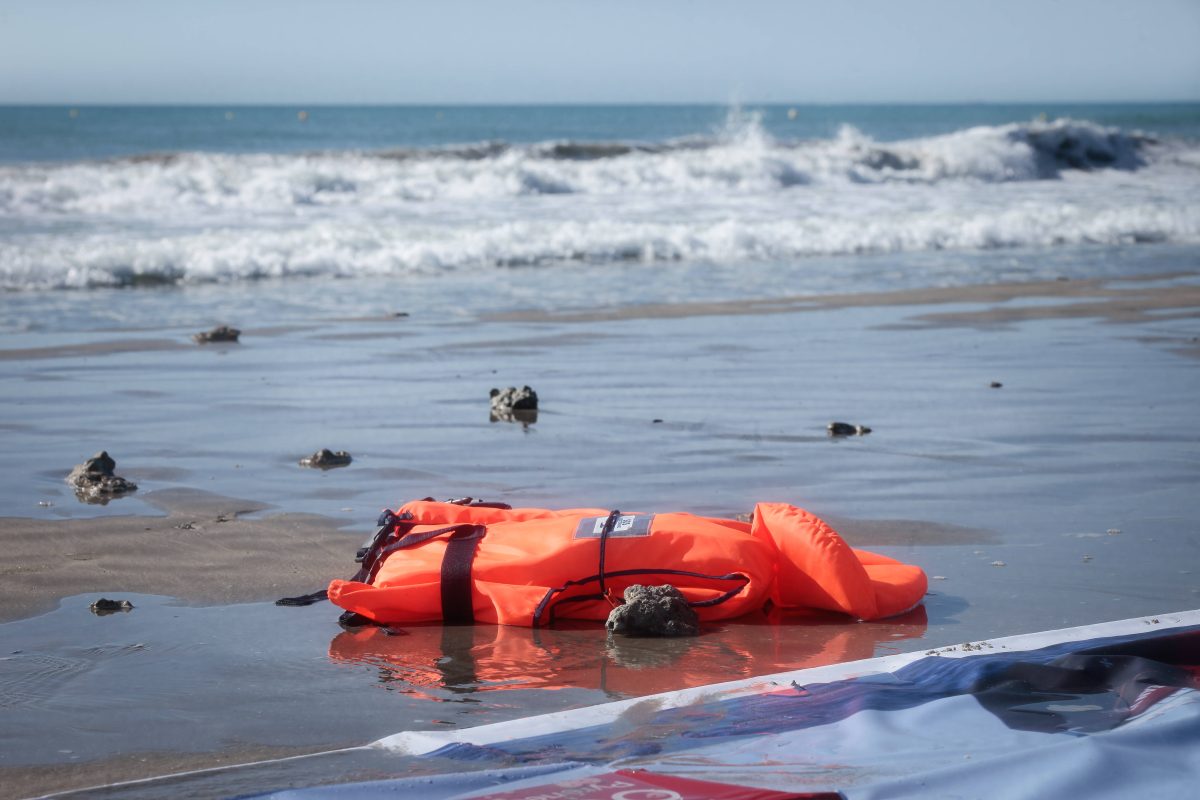 Rettungsweste am Strand