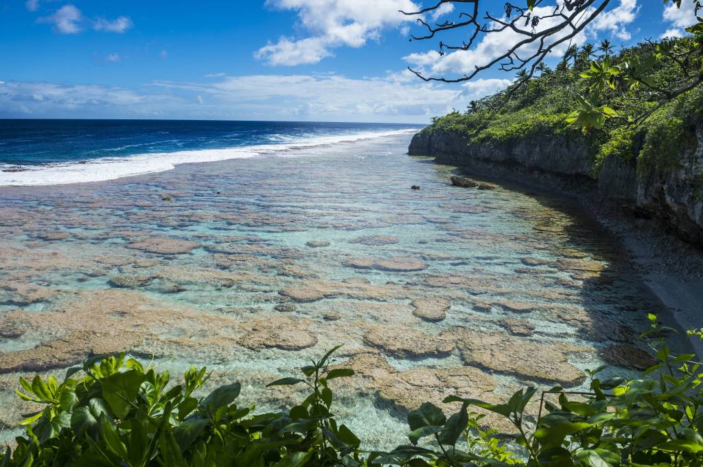 Ein Küstenabschnitt von Niue.